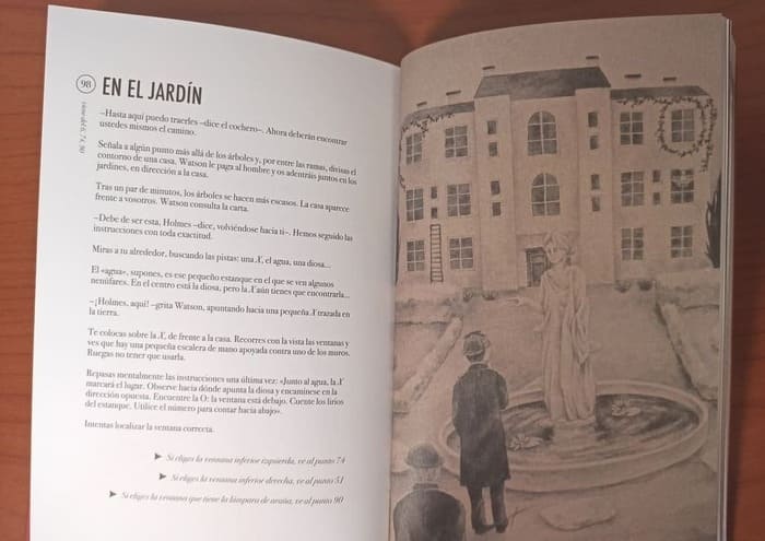 Sherlock Holmes Escape book 2: ilustraciones